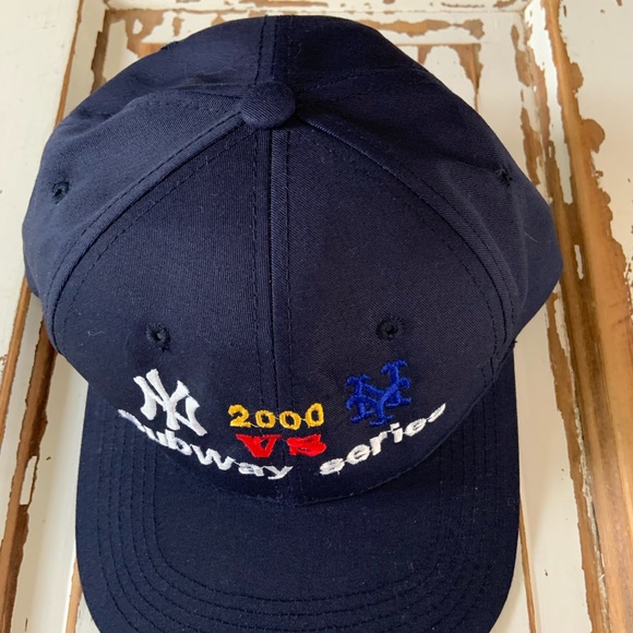NOS 2000 Subway Series NY Mets vs NY Yankees Hat - Picture 2 of 7